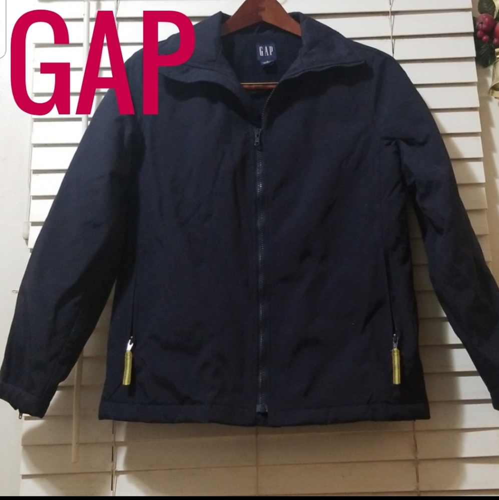 AUTH GAP BIG KIDS NAVY JACKET WITH FLEECE LINING S - Picture 1 of 6